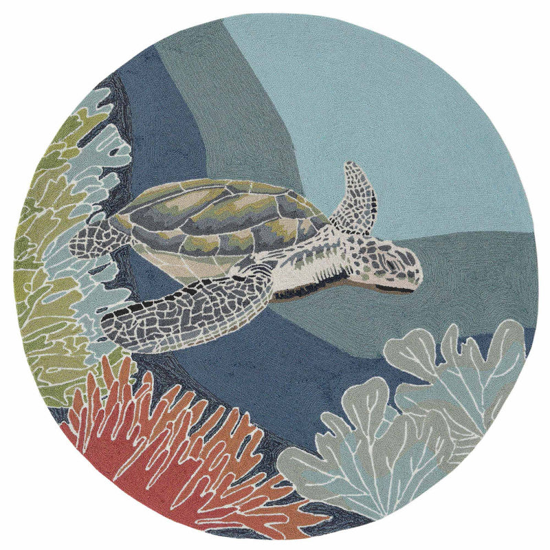 Sea Turtle Indoor/Outdoor Rug