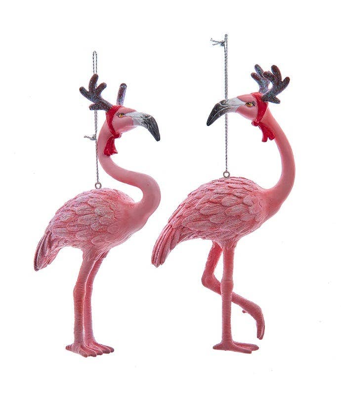 Resin Flamingo Ornament