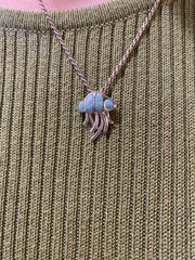 Jellyfish Sterling Silver Necklace
