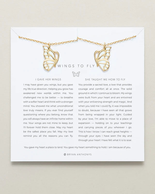 Wings To Fly Necklace Set