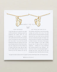 Wings To Fly Necklace Set