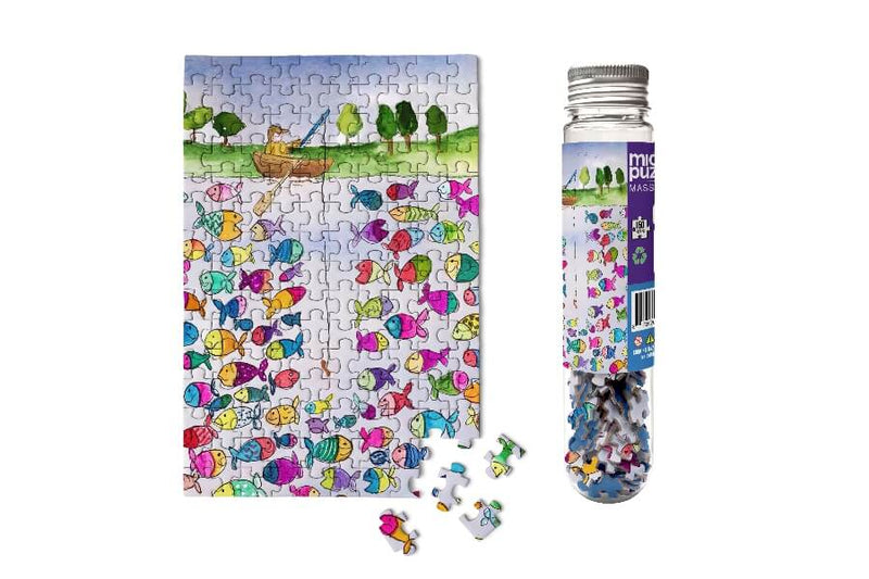 Gone Fishing Micropuzzle - Mini Jigsaw Puzzle