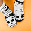 Ghost & Skeleton | Kids & Adults Socks | Mismatched Crazy Fun Socks