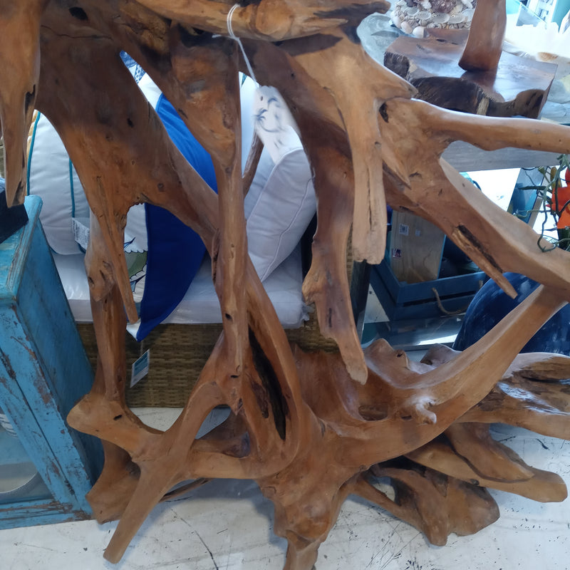 Abstract Teak Wood Sculpture