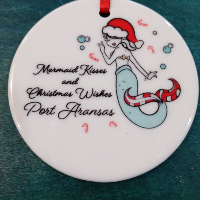 Mermaid Wishes & Christmas Wishes Ornament