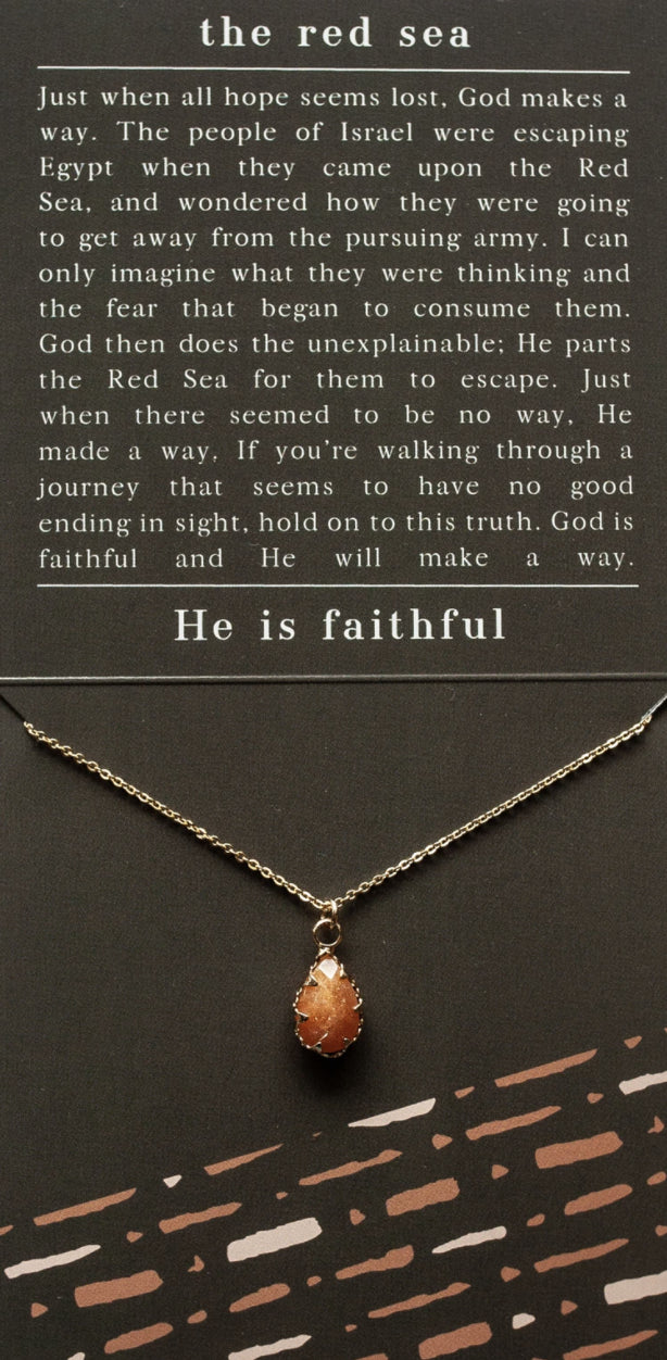 Red Sea | Christian Necklace | Exodus