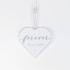 Forever in Our Hearts Wood Ornament