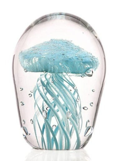 Art Glass Mini Jellyfish 6 Different Colors - Glow in the Dark