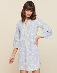 Wren Tunic Dress - Oyster Alley Floral