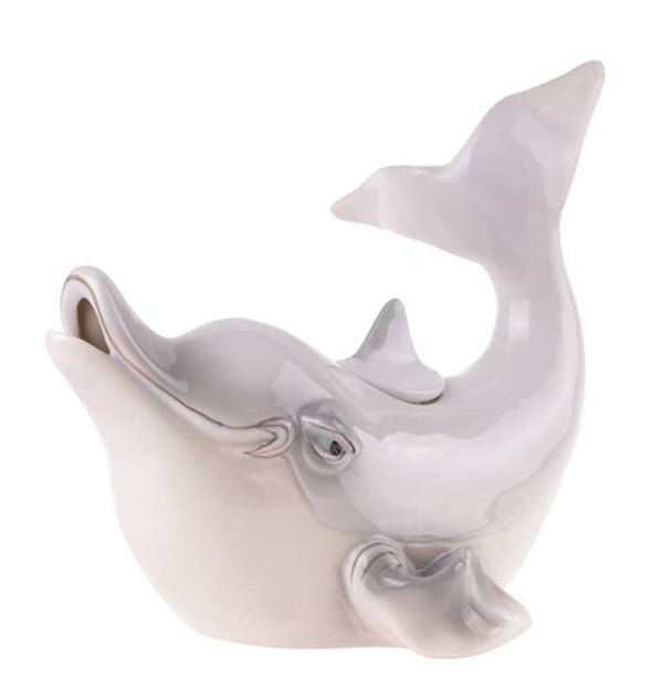 Vintage Animalia Ceramic Dolphin Tea Pot