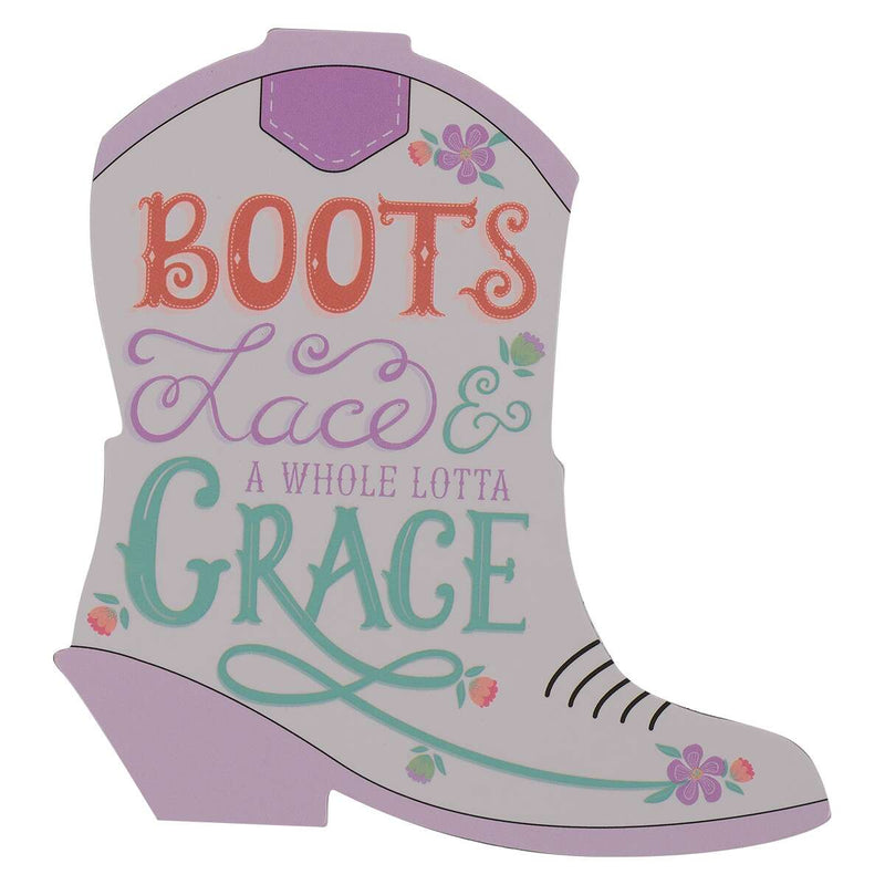 Boots, Lace, and Grace Magnet