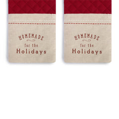 Home for the Holidays Double Oven Mitt