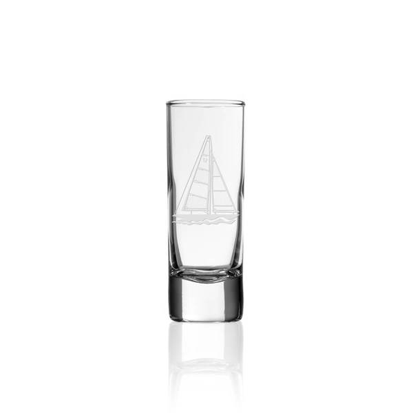 Etched Cordial Shot Glass