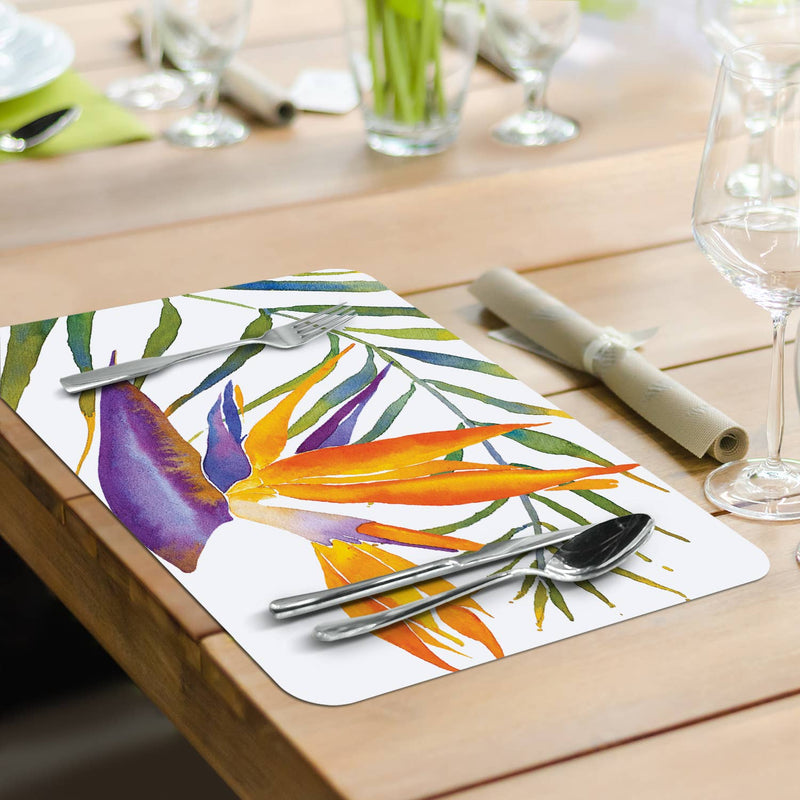 Tropical Paradise Reversible Rectangular Plastic Placemat