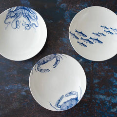 Blue School of Fish Dinnerware & Serving Pieces