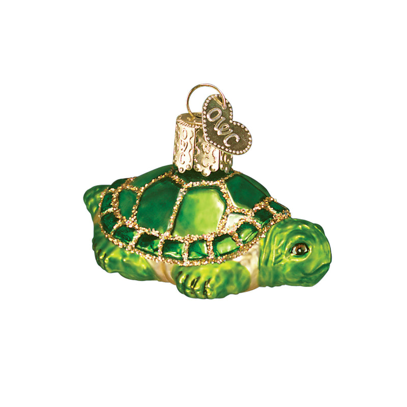 Small Turtle Glass Ornament