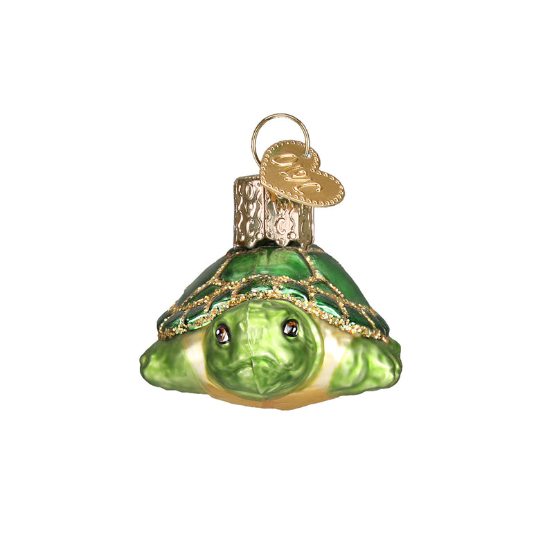 Small Turtle Glass Ornament