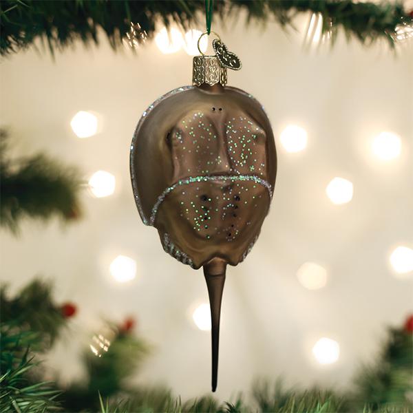 Horseshoe Crab Glass Ornament