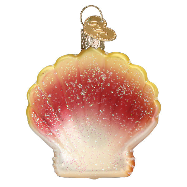 Sunrise Shell Glass Ornament