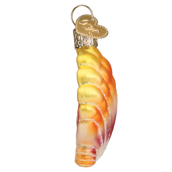 Sunrise Shell Glass Ornament