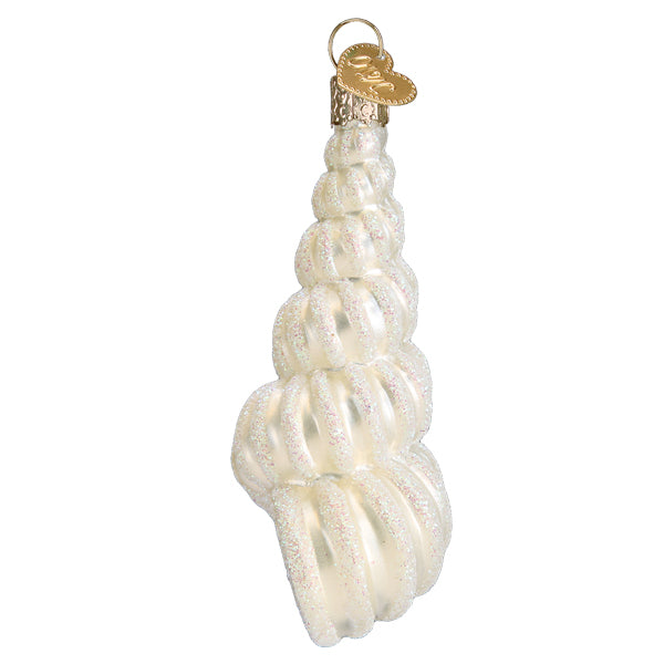 Wentletrap Shell Glass Ornament