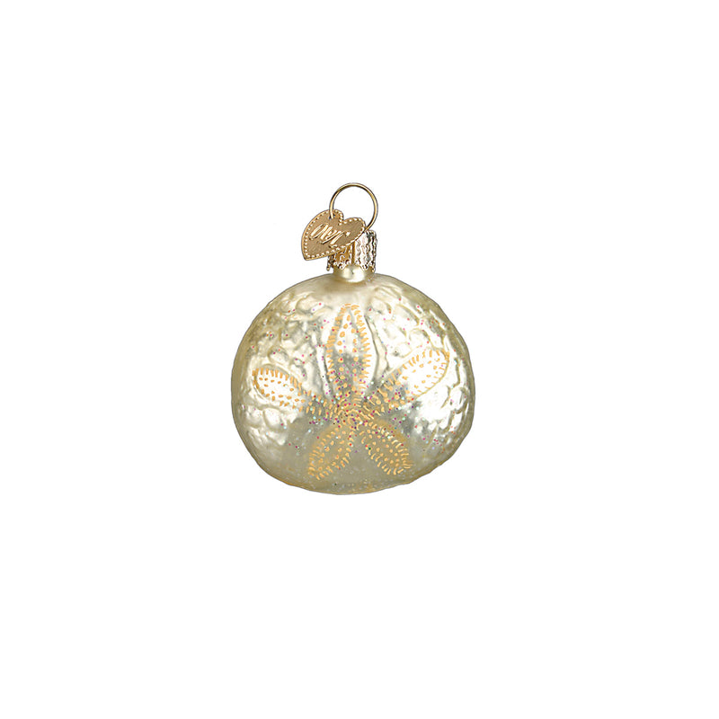 Sea Shell Christmas Ornament Set- Nautilus, Sand Dollar,  Murex, Scallop