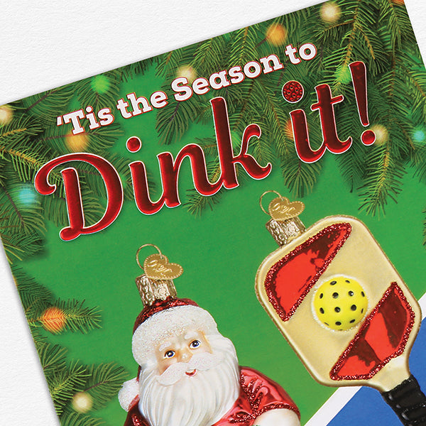 Pickleball Christmas Card