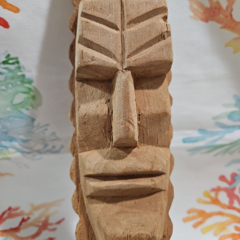 Wooden Tribal Face Wall Hanging