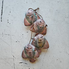 Ceramic String Of Fish