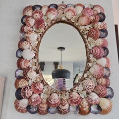 Vintage Seashell Wall Mirror