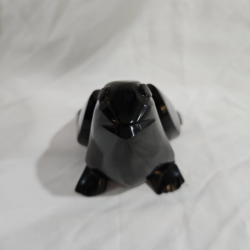 Vintage Onyx Frog