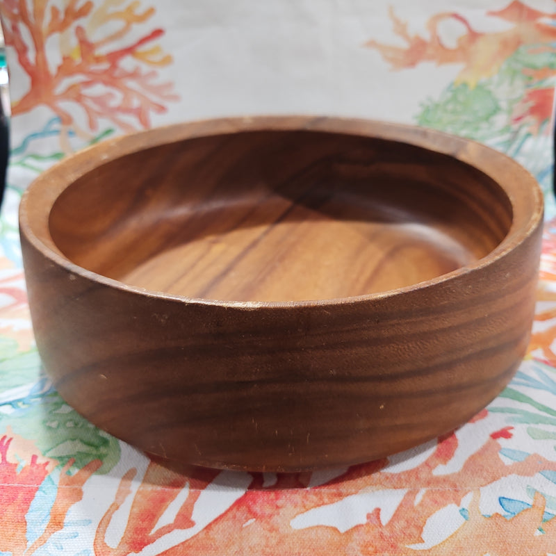 Vintage Medium Wood Bowl