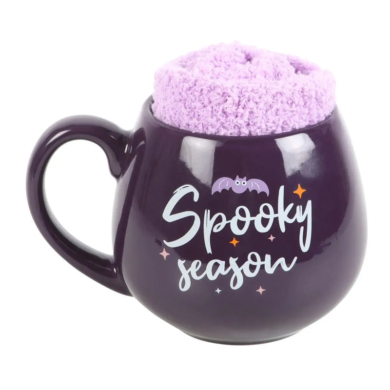 Spooky Season Halloween Mug and Socks Set