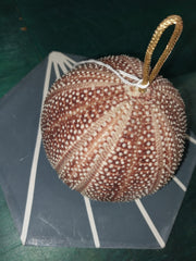 Rust English Urchin Ornament