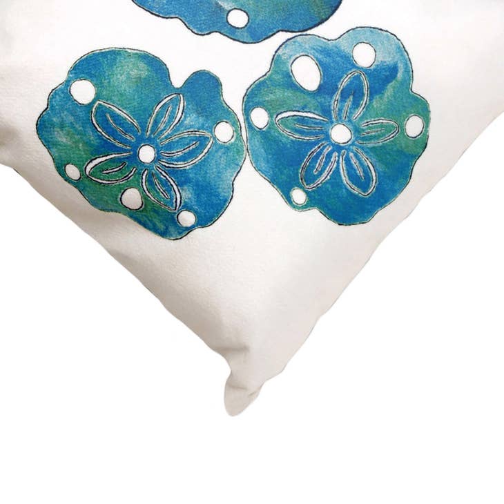 Visions I Sand Dollar Indoor/Outdoor Pillow 20" x 20"