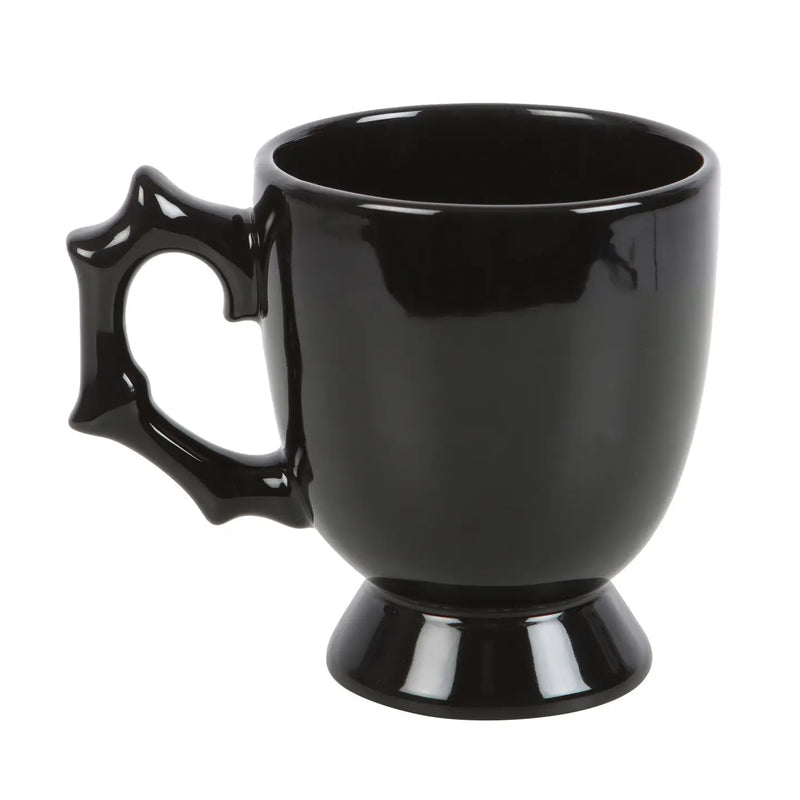 Gothic Halloween Black Spider Teacup