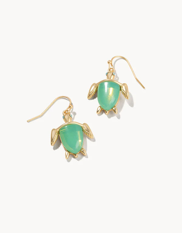 Sea Turtle Drop Earrings