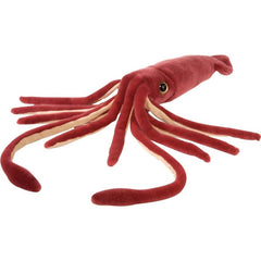 Plush Squid Giant 12-Inch Stuffed Animal with Realistic Marine Life Design