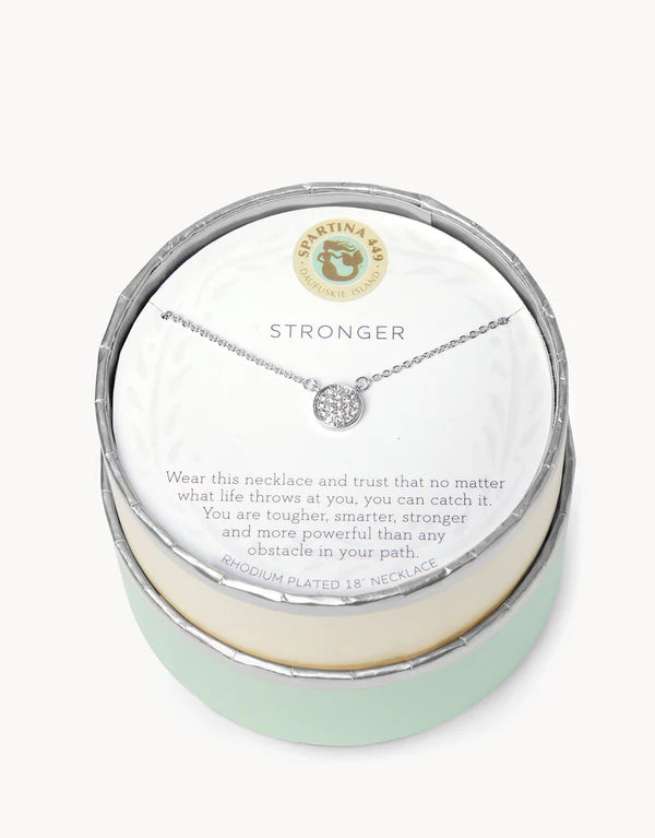 Sea La Vie Necklace Stronger/Pave Disk