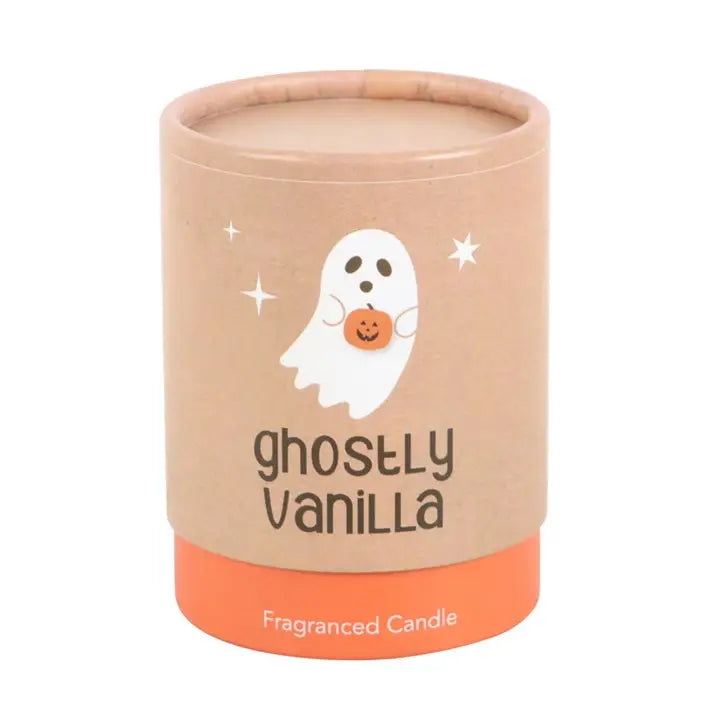 Ghostly Vanilla Halloween Candle