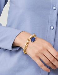 Coralie Toggle Bracelet Blue