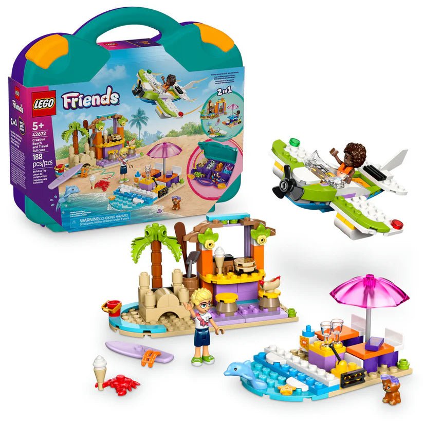 42672 Creative Beach and Travel Suitcase - ToyHouse LLC