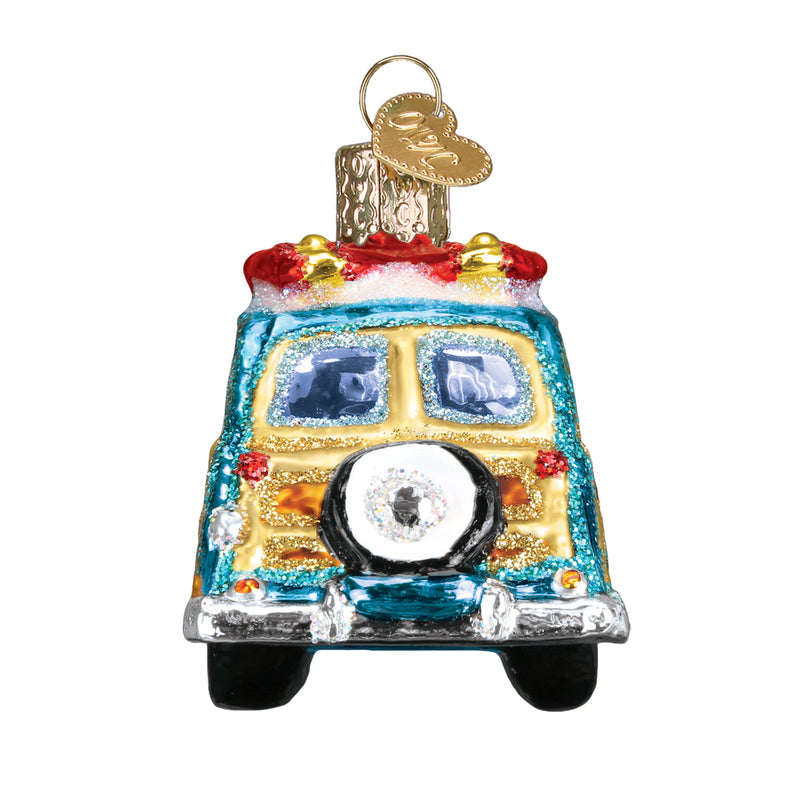 Surf's Up Woody Wagon Ornament