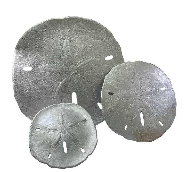 Silver Sand Dollars Set of 3