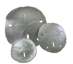 Silver Sand Dollars Set of 3