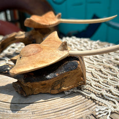 Small Stingray Wood Sculpture