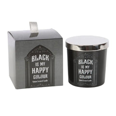 Gothic Black Is My Happy Colour Opium Candle