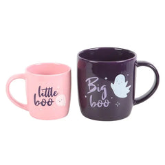 Big Boo Little Boo Halloween Family Mug Set