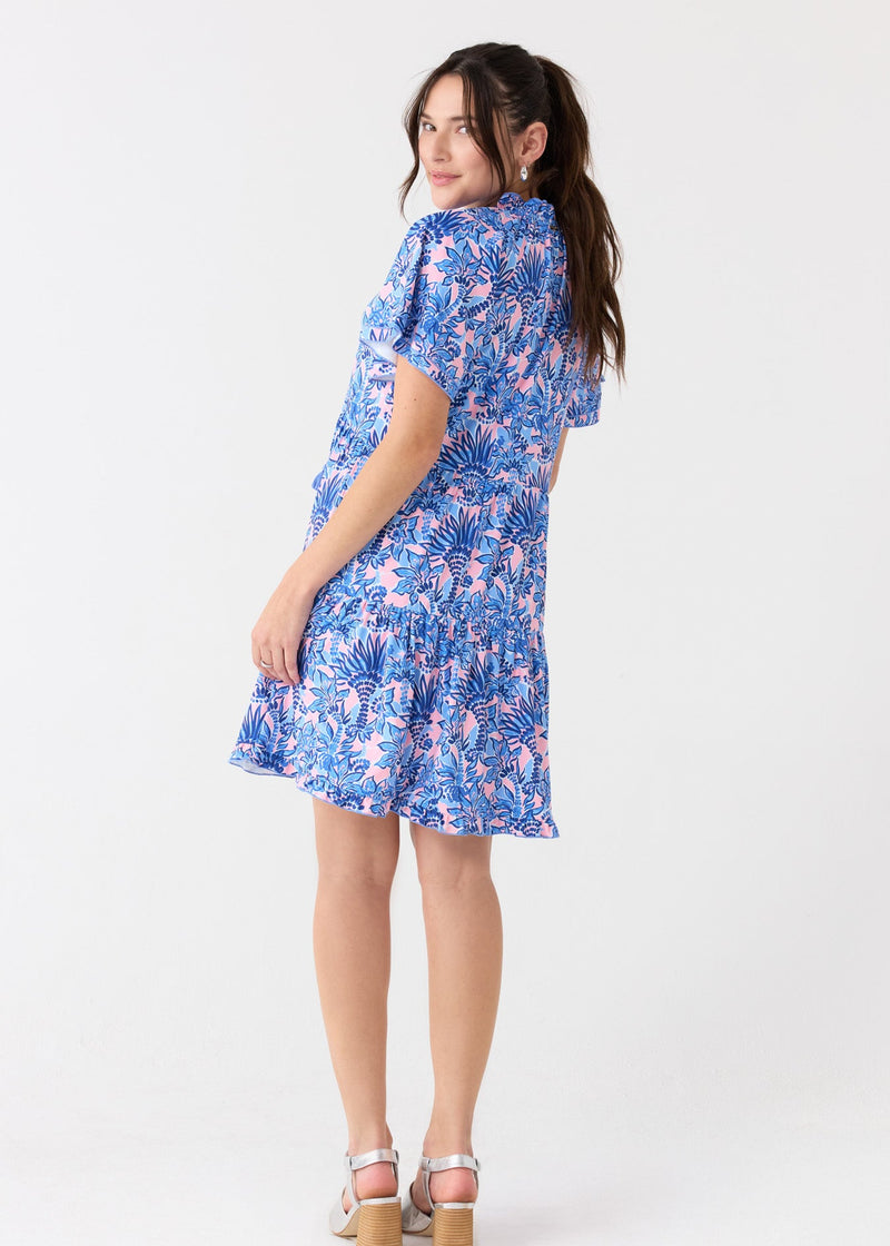 Palm Beach Short Sleeve Tiered Dress