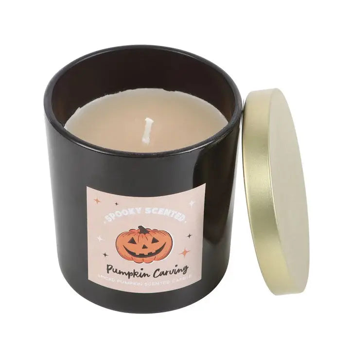 Pumpkin Carving Spiced Pumpkin Halloween Candle